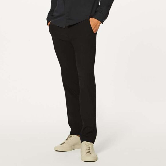Lululemon Men's Commission Pant Slim *Warpstreme 37" - Black - Picture 1 of 11